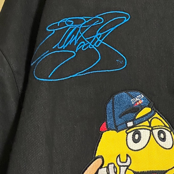 Vintage M&Ms Racing Jacket XL NASCAR Jeff Hamilton #38 Winners Circle - Picture 4 of 8